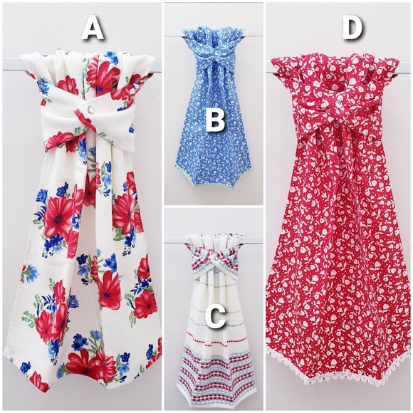 #0996 NEW! Pioneer Woman Hang'N'Snap HAND Towel *Select your snap - Picture 14 of 14